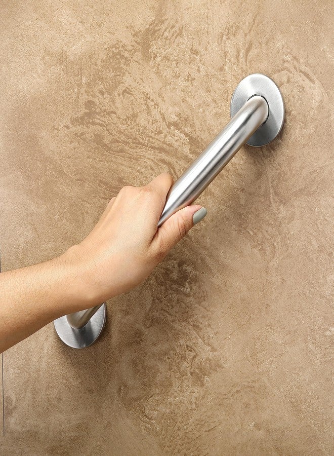 فورتون قضيب إمساك من الفولاذ المقاوم للصدأ من FORTUNE للحمام وحوض الاستحمام، مثبت على الحائط، قضيب دعم يدوي آمن، لمسة نهائية غير لامعة - مقبض متوازن - قضيب مناشف - (10 بوصة، عبوة من 4 قطع) - Image 3